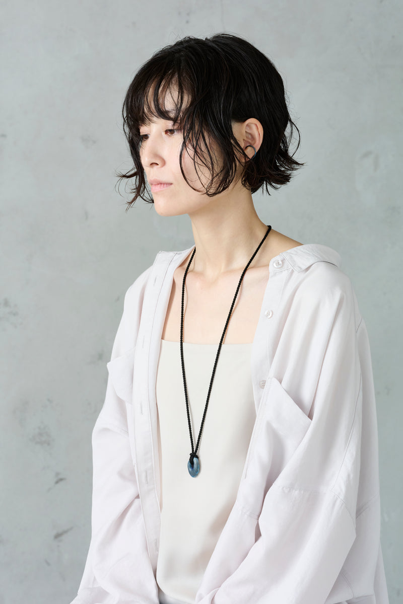 Necklace - Uneven Slate 0