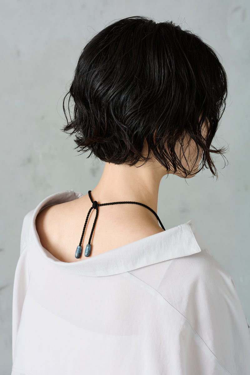 Necklace - Uneven Slate 0